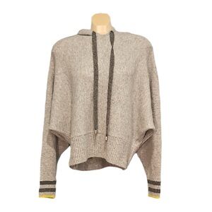 🍄 H&M Pringle of Scotland Gray Hooded Sweater, Size M